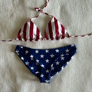 American flag bikini - brand new